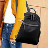 Waterproof Zipper Backpack with Earphone Jack