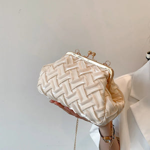 Leather Wedding Shoulder Bag Chain Cross Body Party Dinner Wallet