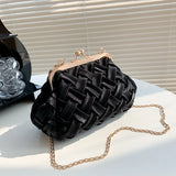 Leather Wedding Shoulder Bag Chain Cross Body Party Dinner Wallet