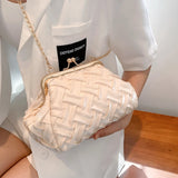 Leather Wedding Shoulder Bag Chain Cross Body Party Dinner Wallet