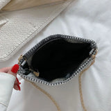 Women Wedding Party Rhinestones Shoulder Bags Clutch Phone Pouch