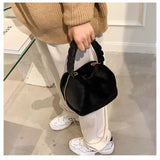 Mini Faux Fur Crossbody Bag Soft Plush Handbag