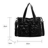 Quilted Waterproof Winter Crossbody Bag