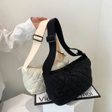 Women Winter Handbag Purse Crossbody Small Bag Rhombus Female Shoulder Bag