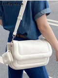 Women Winter Handbag Purses Space Cotton Crossbody Bag