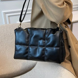 Women Winter Shoulder Bags Large Soft Space Cotton Padded Crossbody Bag