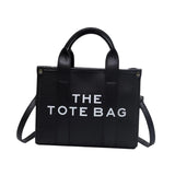 Women Work Tote Handbag PU Leather with Shoulder Strap Daily Use Bag