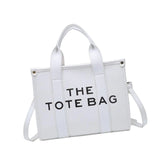 Women Work Tote Handbag PU Leather with Shoulder Strap Daily Use Bag