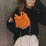 Neon Green Orange Shoulder Bag Women Messenger Bag