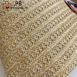 Women Woven Ribbon Shoulder Bag Ladies Beach Vacation Crossbody Bags