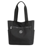 Women Zipper Top-handle Bag Large Shoulder Handbag, Nylon Travel Bag