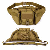 Water Resistant Hip Pack Tactical Waist Bag for Outdoor Hiking Climbing
