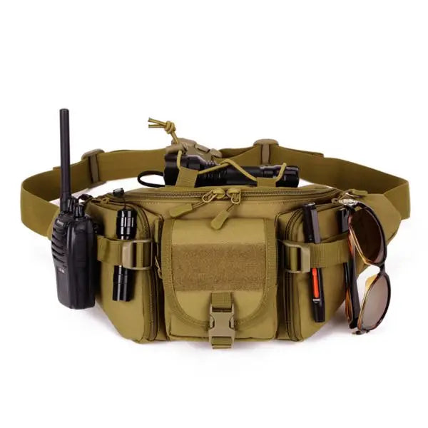 Water Resistant Hip Pack Tactical Waist Bag for Outdoor Hiking Climbing