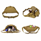 Water Resistant Hip Pack Tactical Waist Bag for Outdoor Hiking Climbing