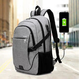 USB Charging Laptop Backpack Business Student Bag