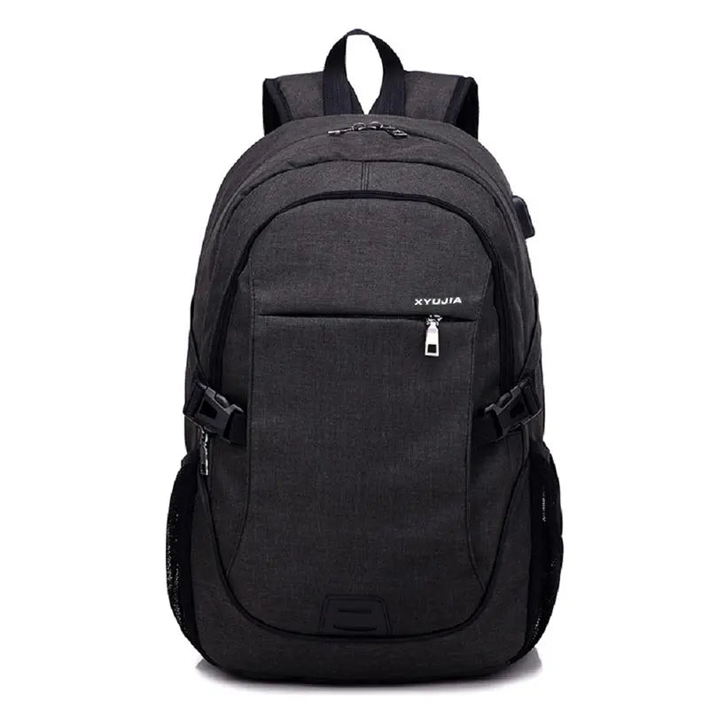USB Charging Laptop Backpack Business Student Bag
