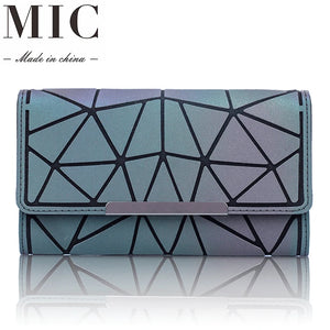 Luxur Luminous Geometric Diamond Wallet 20X10.5X2.5