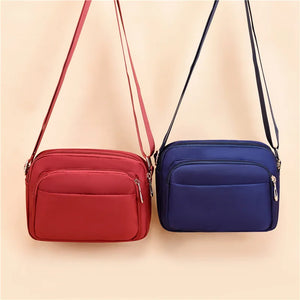 Women Nylon Messenger Bag Middle-aged Shoulder Purse