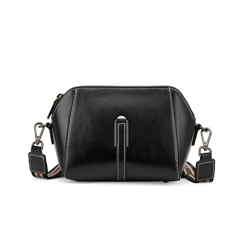 Real Leather Women's Shell Bag Summer Versatile Shoulder Messenger