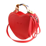 Women's Leather Handbags Red Tote Shoulder Bag