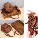 Soft Casual Small Flap Crossbody Bag for Women