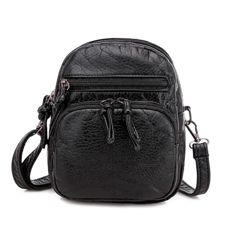 Soft Casual Small Flap Crossbody Bag for Women