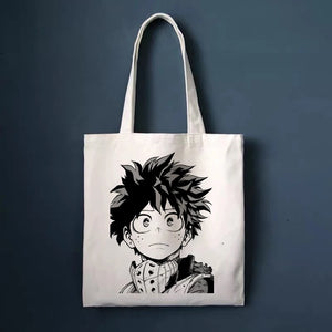 Demon Slayer Anime Shoulder Bag Canvas Shopper Large Women's Bag