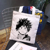 Demon Slayer Anime Shoulder Bag Canvas Shopper Large Women's Bag