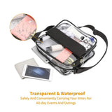Transparent All-purpose Shoulder Bag for Travel, Shopping, Gym, Beach