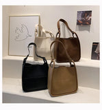 Women Bucket Shoulder Bag PU Leather Handbag and Purse Female Messenger Bags