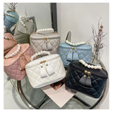 Luxury Women's Bucket Shoulder Bag - Makeup Bag