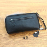 Leather Makeup Bag Professional Cosmetic Cases Phone Pouch Clutch Bag