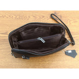 Leather Makeup Bag Professional Cosmetic Cases Phone Pouch Clutch Bag