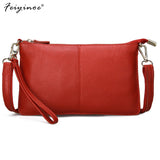 Women's Cowhide Leather Clutches Crossbody Bags Small Clutch Bag