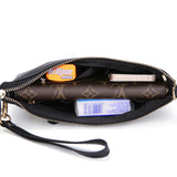 Women's Cowhide Leather Clutches Crossbody Bags Small Clutch Bag