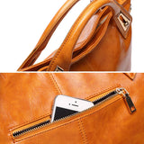 Women Crossbody Bag Zipper Messenger Ladies Leather Handbags