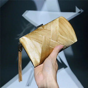 Women Tassel Clutches Evening Bags Party Handbags Wedding Purse