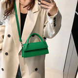Leather Small Clutch Crossbody Shoulder Bag