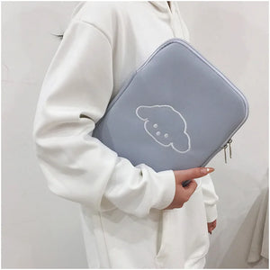 Cartoon Shoulder Bag for Women, Girl iPad Flat Liner Protective Cover 13 Inch