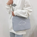 Cartoon Shoulder Bag for Women, Girl iPad Flat Liner Protective Cover 13 Inch