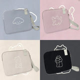 Cartoon Shoulder Bag for Women, Girl iPad Flat Liner Protective Cover 13 Inch