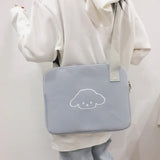 Cartoon Shoulder Bag for Women, Girl iPad Flat Liner Protective Cover 13 Inch