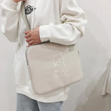Cartoon Shoulder Bag for Women, Girl iPad Flat Liner Protective Cover 13 Inch