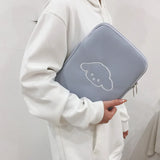 Cartoon Shoulder Bag for Women, Girl iPad Flat Liner Protective Cover 13 Inch