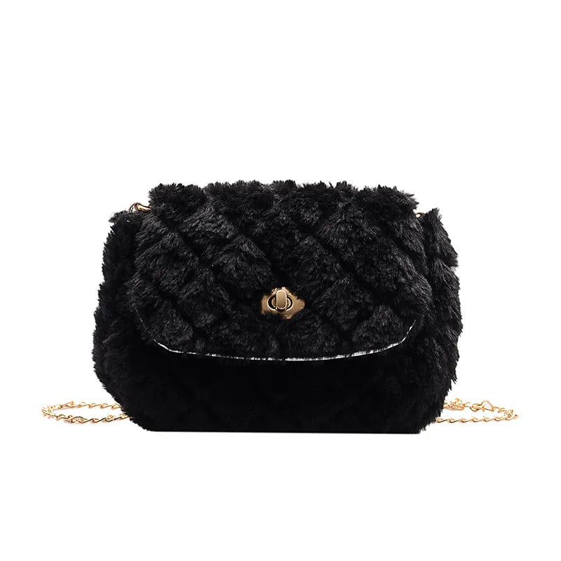 Women Soft Shoulder Bag Lady Side Pure Bag