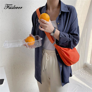 Nylon Shoulder Bag Large Capacity Tote For Girls Bolsa Feminina