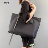 Nylon Shoulder Bag Large Capacity Tote Casual Commuter B