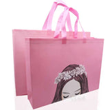 Women Reusable Shopping Bag Large Capacity Non-woven Portable Tote Bag