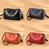 Women's Leather Shoulder Messenger Bag Tote Bag