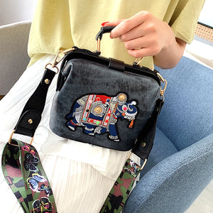 Women's Cartoon Doctor Shoulder Bag, Korean-Style Messenger Bag